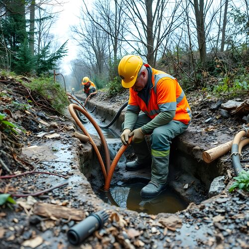 main water line repairs